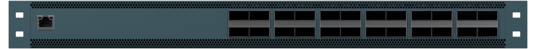 Front view of 16×100G + 8×400G Gateway · Hyperscale edge