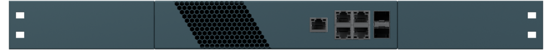 Front view of 4×1G + 2×10G Gateway · Router
