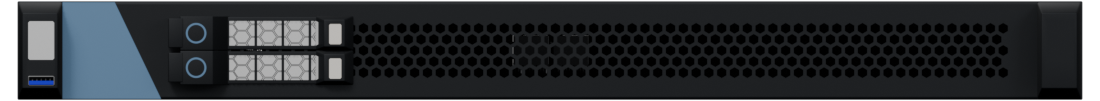 Front view of ARM · 1U