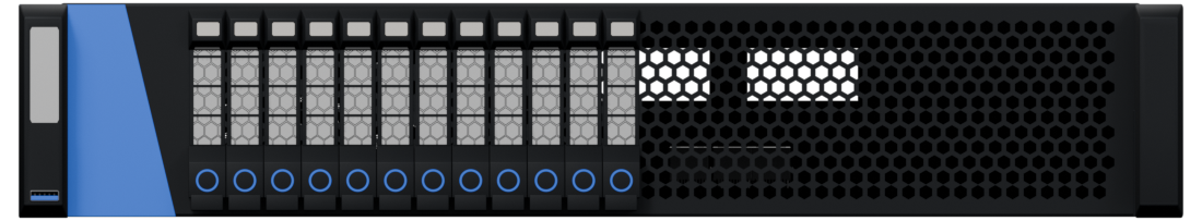Front view of Balanced x86 · 2U