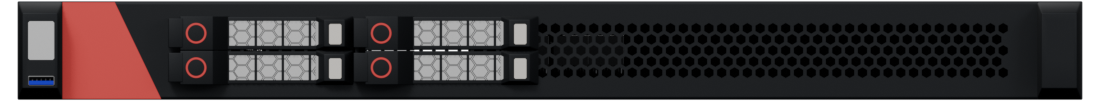 Front view of Compute Dense · 1U