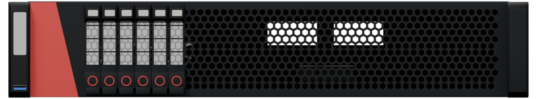 Front view of Compute Dense · 2U