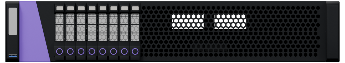 Front view of Memory Optimised · 2U