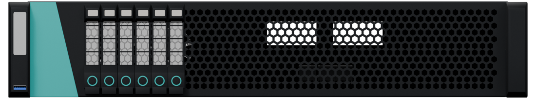 Front view of RISC-V · 2U