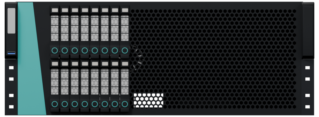 Front view of RISC-V · 4U