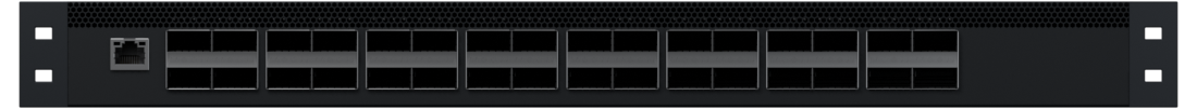 Front view of 32×200G Spine